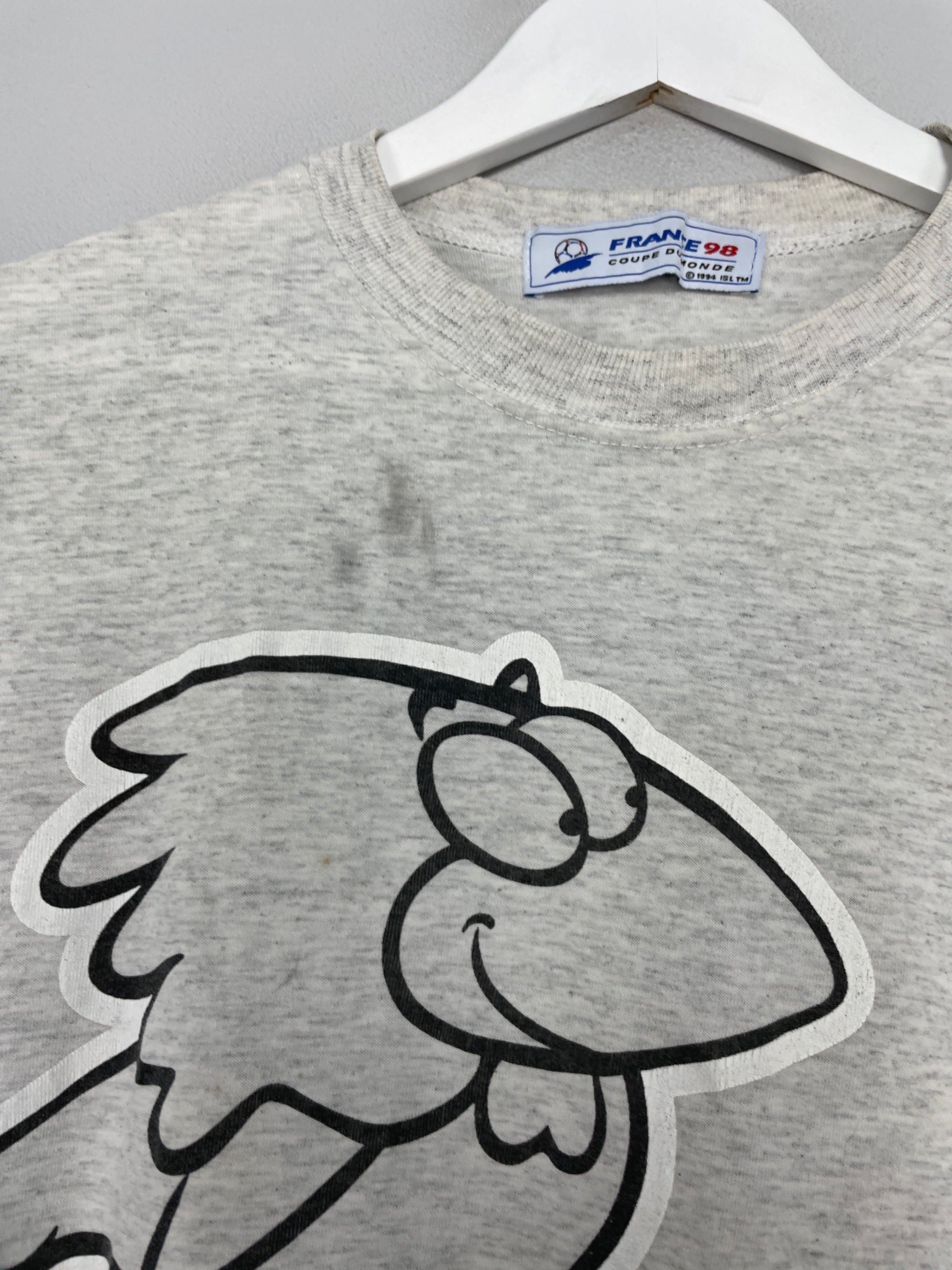 Shop 1998 FRANCE T-SHIRT (M) OM, classic football shirts, vintage football shirts & retro soccer jerseys at Cult Kits
