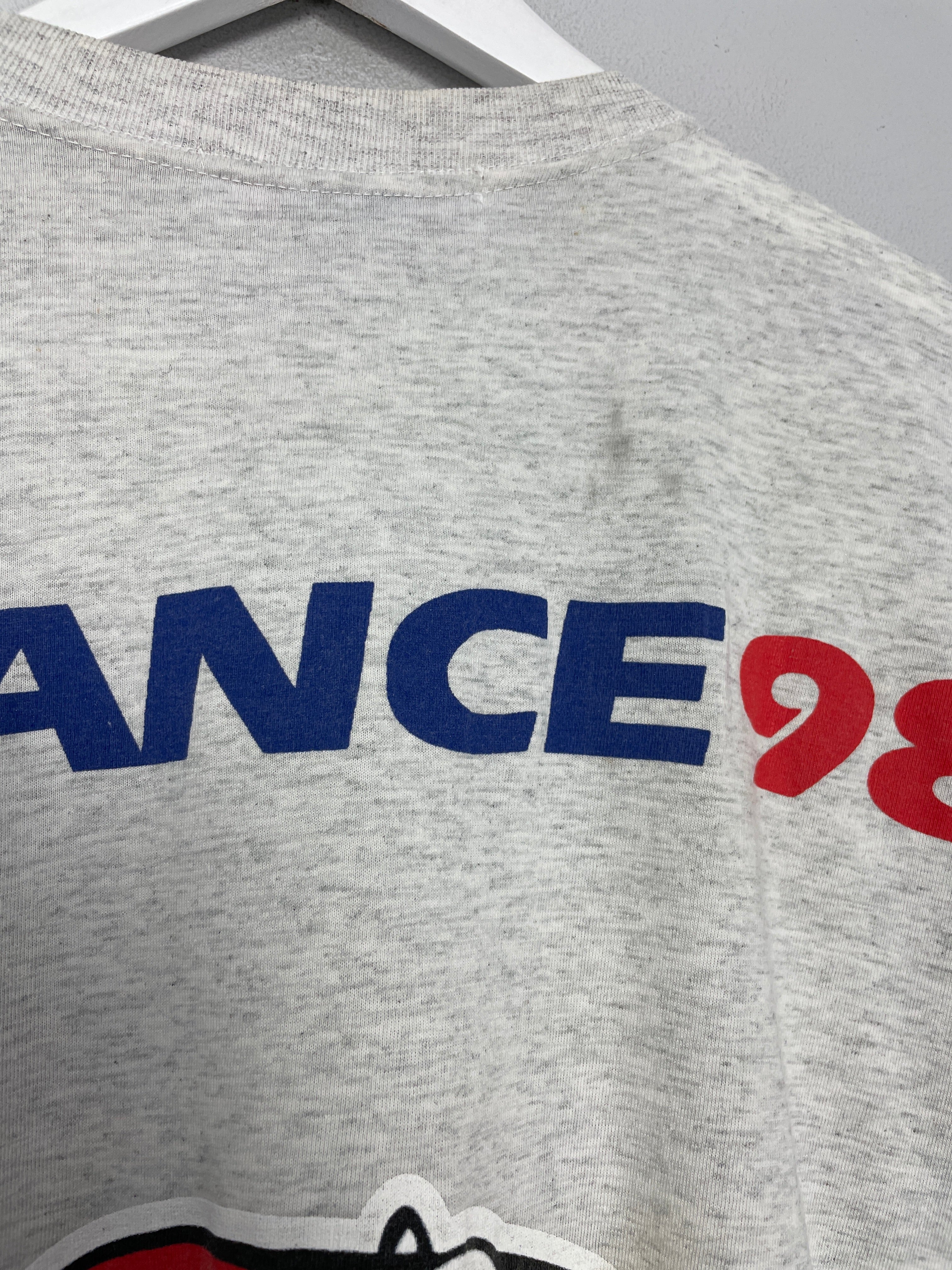 Shop 1998 FRANCE T-SHIRT (M) OM, classic football shirts, vintage football shirts & retro soccer jerseys at Cult Kits