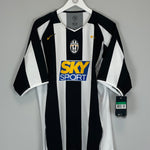 Shop 2004/05 JUVENTUS IBRAHIMOVIC #9 *BNWT* HOME SHIRT (XL) NIKE, classic football shirts, vintage football shirts & retro soccer jerseys at Cult Kits