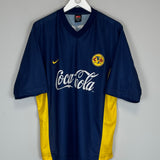 Shop 2000/01 CLUB AMERICA AWAY SHIRT (L) NIKE, classic football shirts, vintage football shirts & retro soccer jerseys at Cult Kits