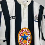 Shop 1995/97 NEWCASTLE UNITED HOME SHIRT (XL) ADIDAS, classic football shirts, vintage football shirts & retro soccer jerseys at Cult Kits