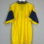 Shop 1994/96 OXFORD UNITED *MINT* HOME SHIRT (XL) MANOR LEISURE, classic football shirts, vintage football shirts & retro soccer jerseys at Cult Kits