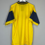 Shop 1994/96 OXFORD UNITED *MINT* HOME SHIRT (XL) MANOR LEISURE, classic football shirts, vintage football shirts & retro soccer jerseys at Cult Kits