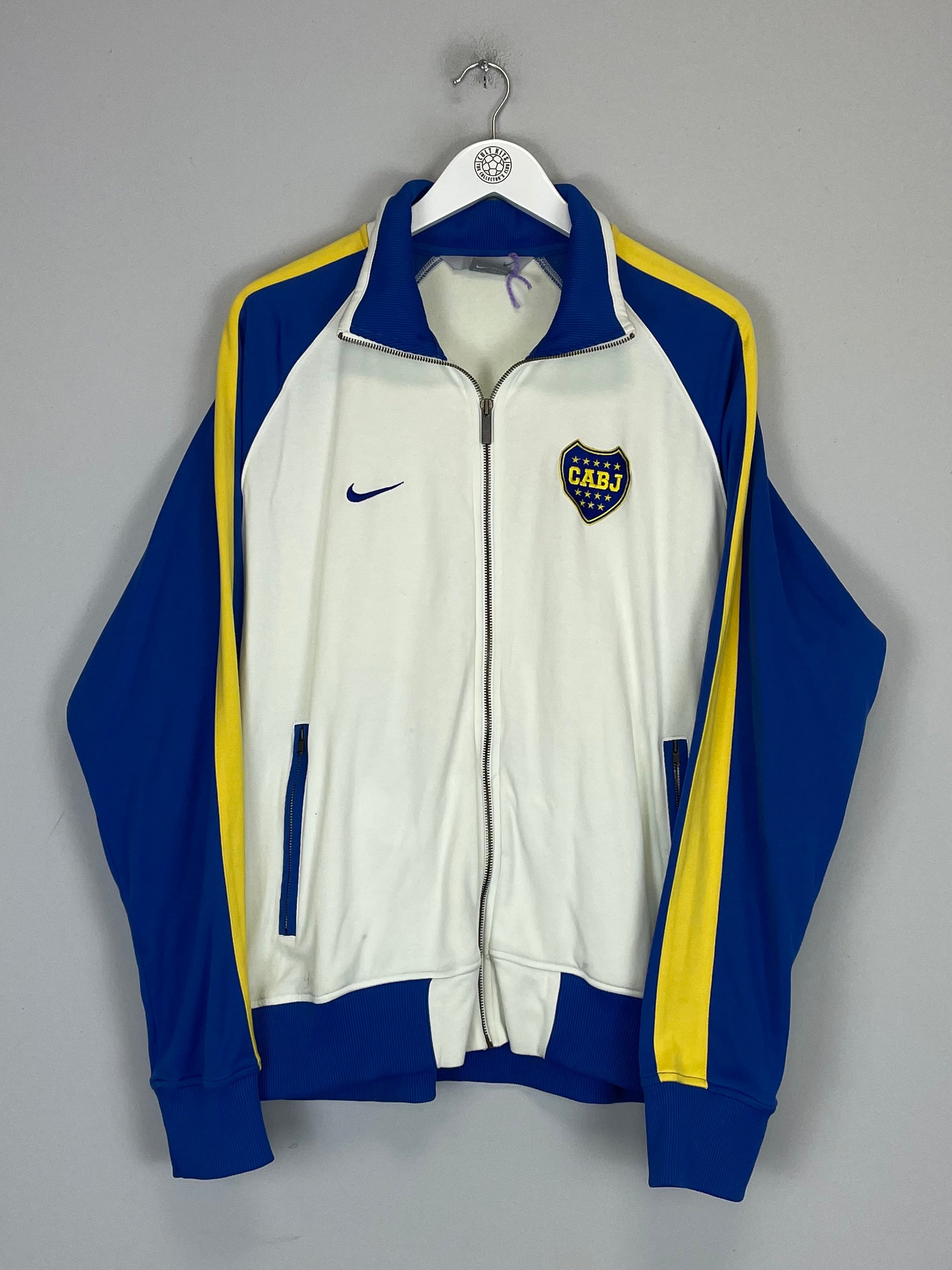 Shop 2006/07 BOCA JUNIORS TRAINING JACKET (XL) NIKE, classic football shirts, vintage football shirts & retro soccer jerseys at Cult Kits