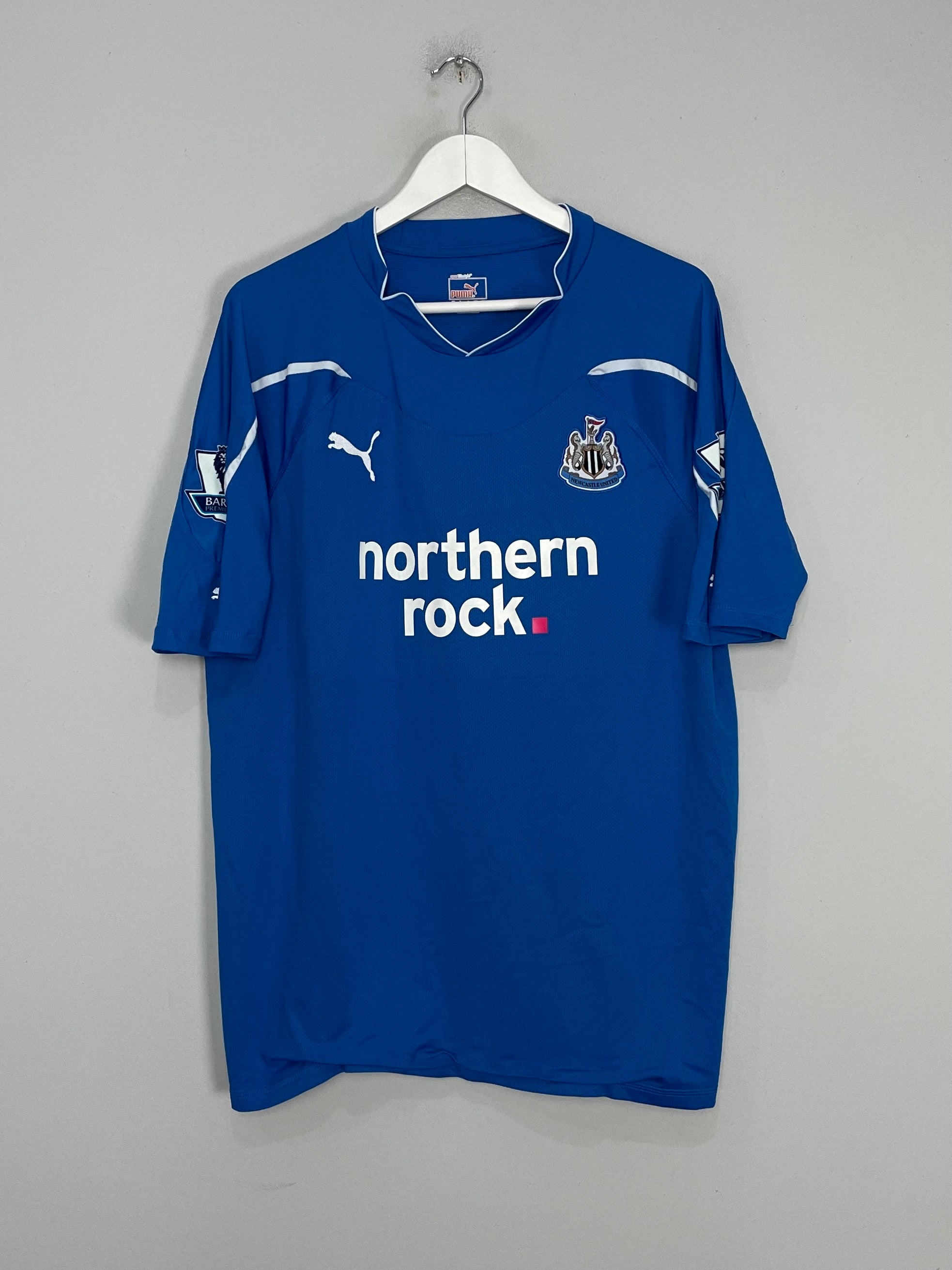 Shop 2010/11 NEWCASTLE NOLAN #4 *MATCH ISSUED + SIGNED* AWAY SHIRT (XL) PUMA, classic football shirts, vintage football shirts & retro soccer jerseys at Cult Kits