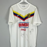 Shop 2012/13 CLUB AMERICA *SIGNED* THIRD SHIRT (XL) NIKE, classic football shirts, vintage football shirts & retro soccer jerseys at Cult Kits