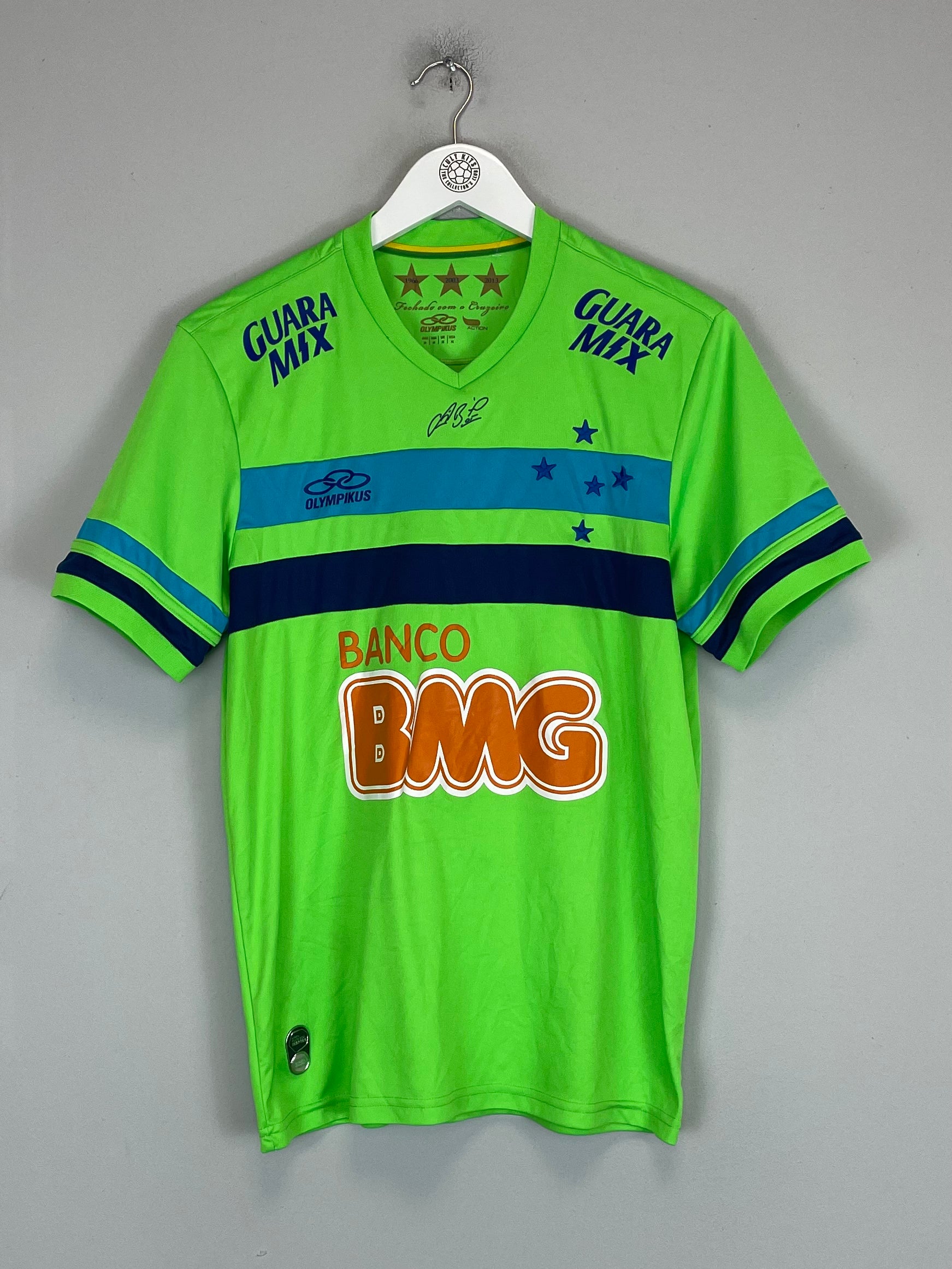 Shop 2014/15 CRUZEIRO #1 GK SHIRT (M) OLYMPIKUS, classic football shirts, vintage football shirts & retro soccer jerseys at Cult Kits