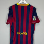 Shop 2013/14 BARCELONA HOME SHIRT (M) NIKE, classic football shirts, vintage football shirts & retro soccer jerseys at Cult Kits