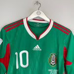 Shop 2010 MEXICO C.BLANCO #10 (FRANCE v MEXICO) HOME SHIRT (M) ADIDAS, classic football shirts, vintage football shirts & retro soccer jerseys at Cult Kits