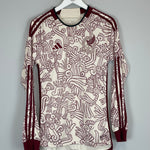 Shop 2022/23 MEXICO *SIGNED* L/S AWAY SHIRT (S) ADIDAS, classic football shirts, vintage football shirts & retro soccer jerseys at Cult Kits