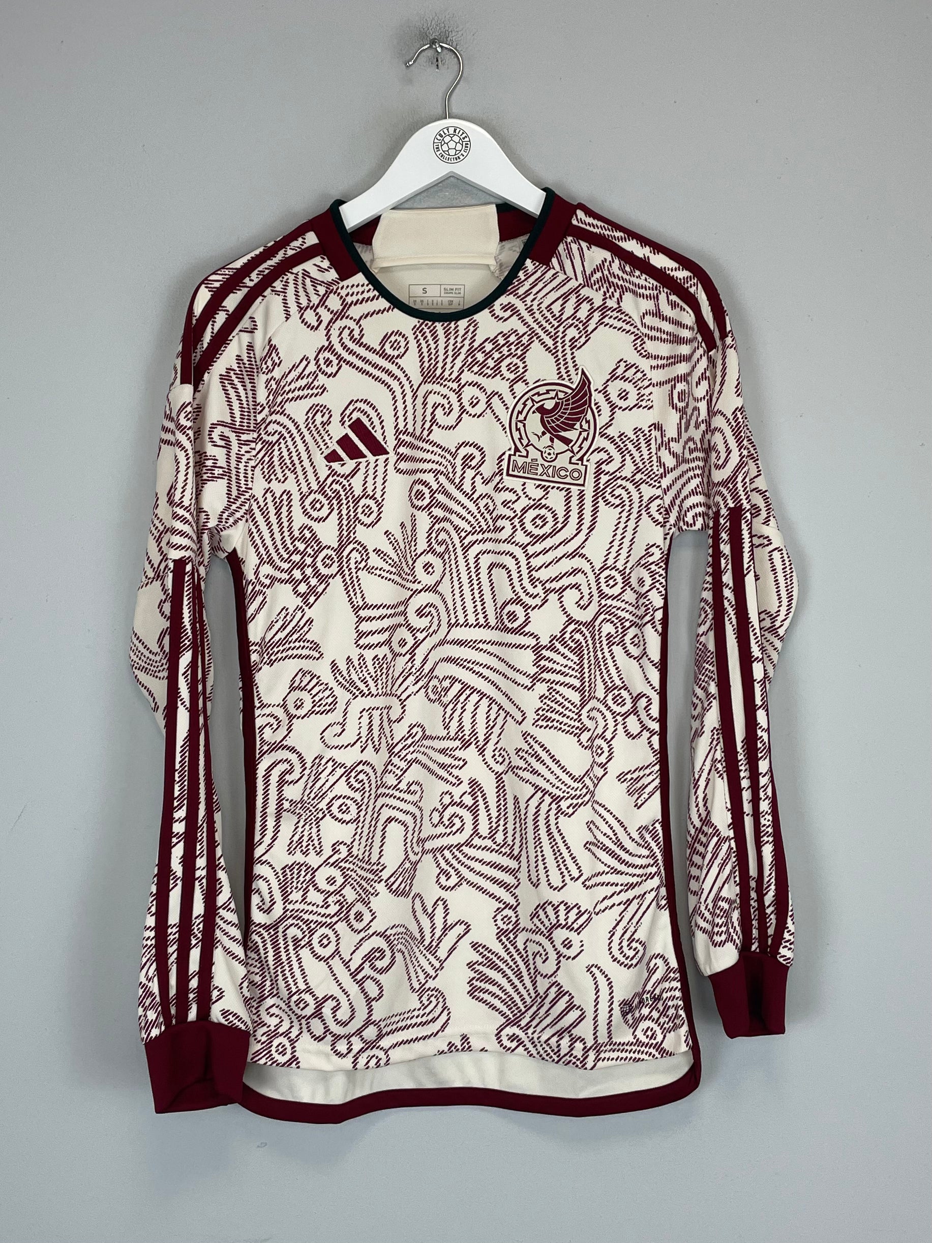 Shop 2022/23 MEXICO *SIGNED* L/S AWAY SHIRT (S) ADIDAS, classic football shirts, vintage football shirts & retro soccer jerseys at Cult Kits