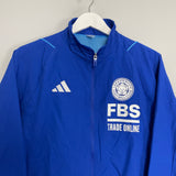 Shop 2023/24 LEICESTER CITY TRACK JACKET (M) ADIDAS, classic football shirts, vintage football shirts & retro soccer jerseys at Cult Kits
