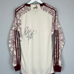 Shop 2022/23 MEXICO *SIGNED* L/S AWAY SHIRT (S) ADIDAS, classic football shirts, vintage football shirts & retro soccer jerseys at Cult Kits