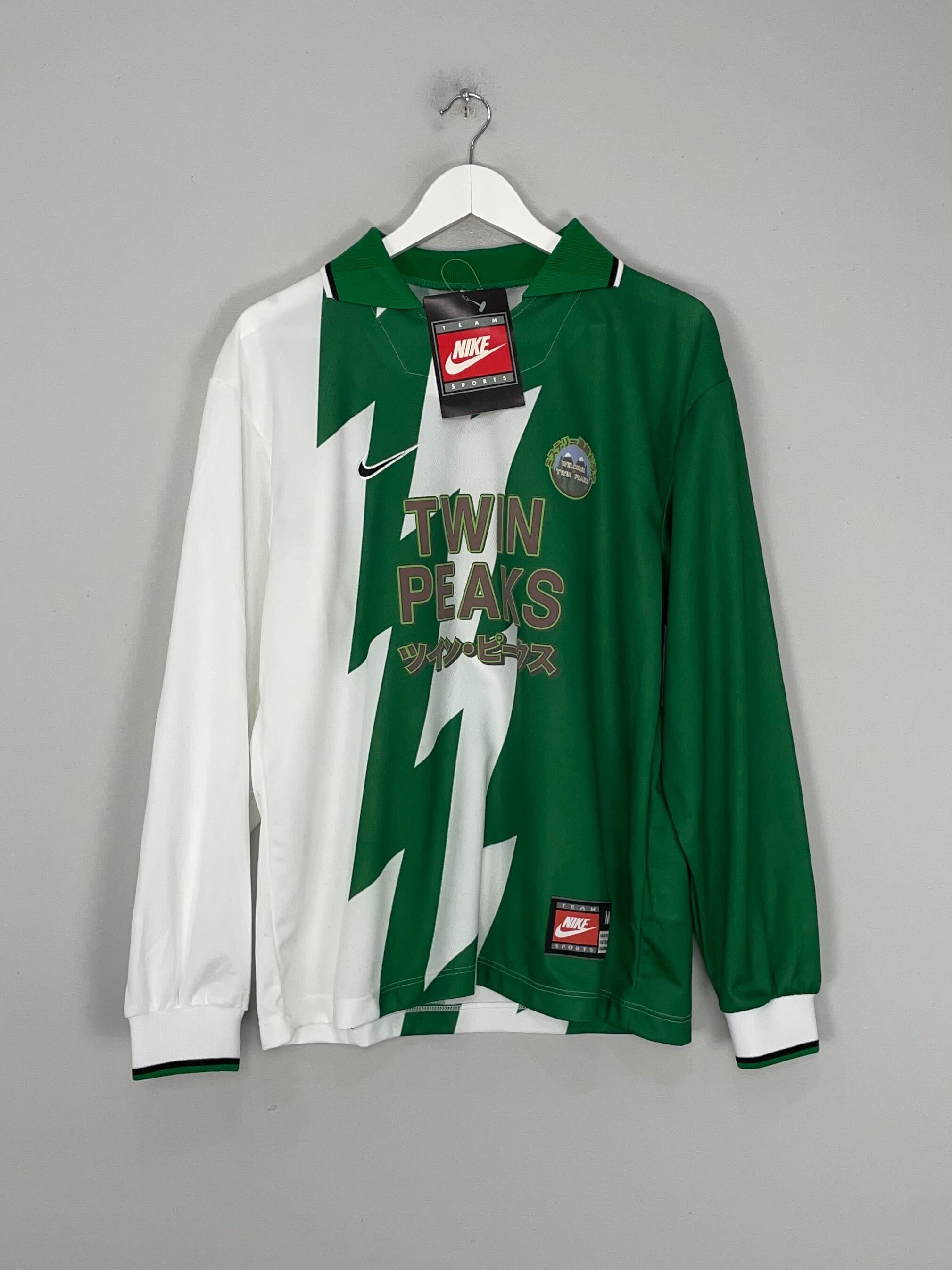 Shop 1990 CULT KITS X TWIN PEAKS JAPANESE MOVIE MASHUP (BNWT) M NIKE, classic football shirts, vintage football shirts & retro soccer jerseys at Cult Kits
