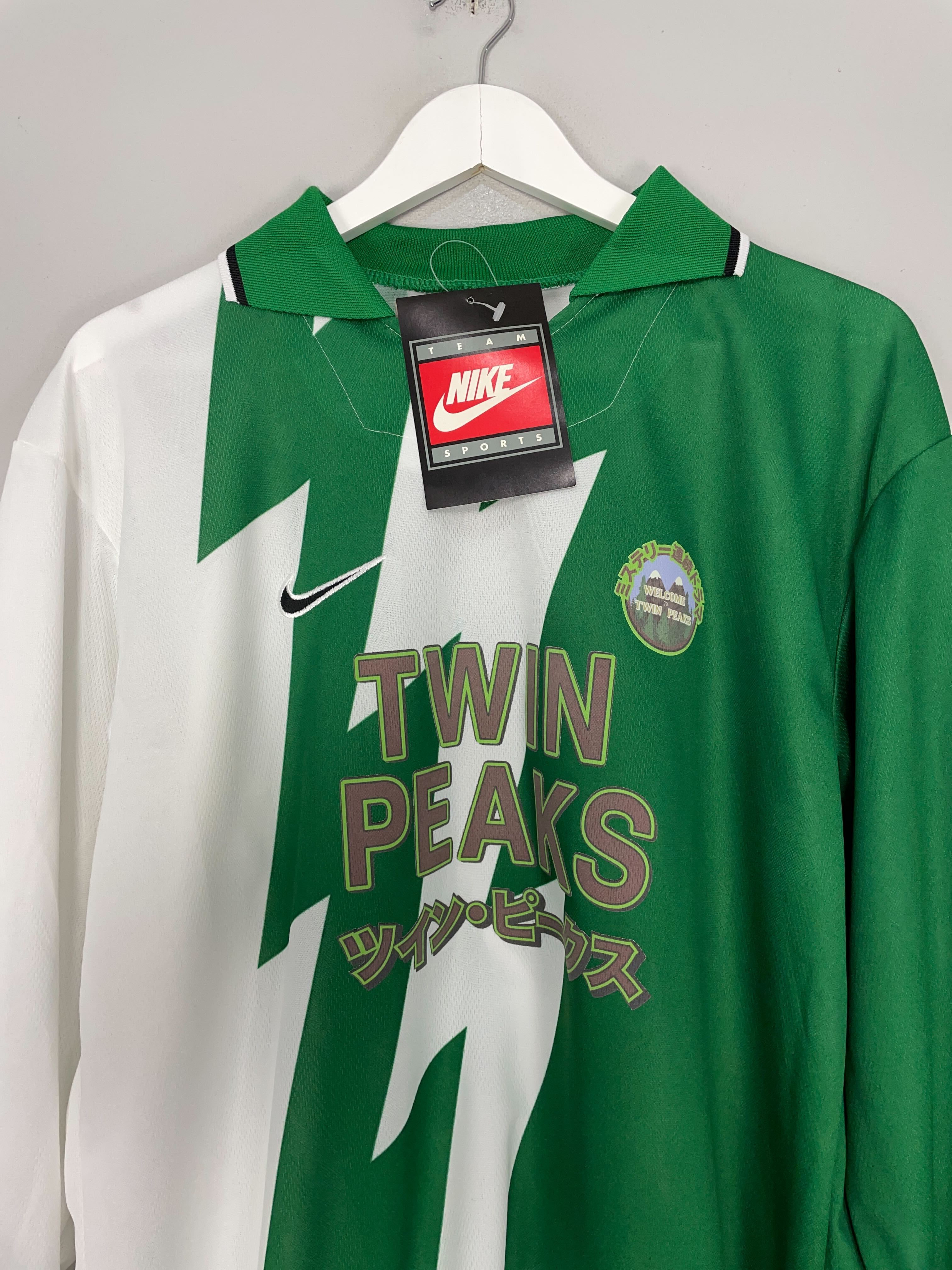 Shop 1990 CULT KITS X TWIN PEAKS JAPANESE MOVIE MASHUP (BNWT) M NIKE, classic football shirts, vintage football shirts & retro soccer jerseys at Cult Kits