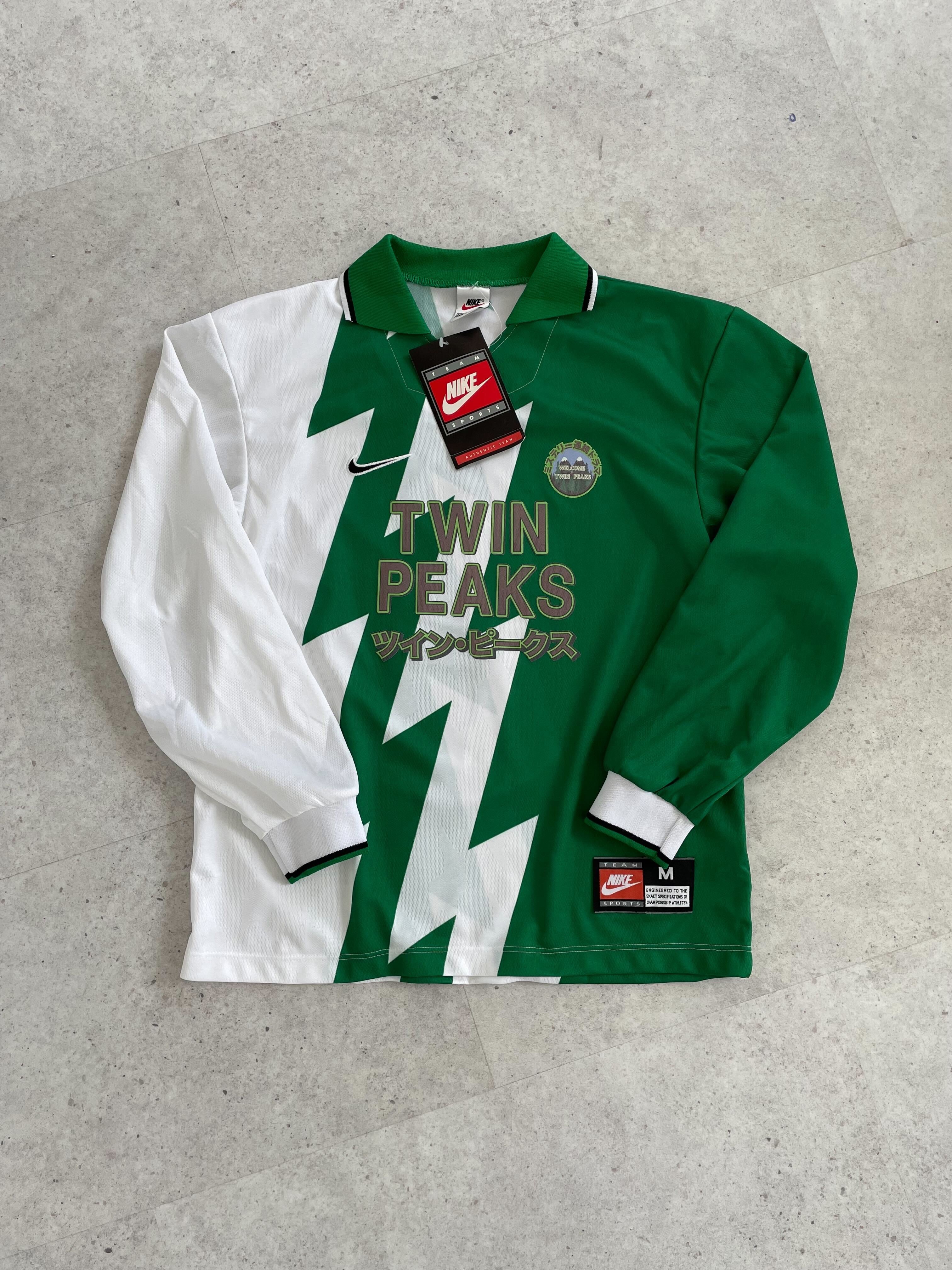 Shop 1990 CULT KITS X TWIN PEAKS JAPANESE MOVIE MASHUP (BNWT) M NIKE, classic football shirts, vintage football shirts & retro soccer jerseys at Cult Kits