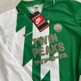 Shop 1990 CULT KITS X TWIN PEAKS JAPANESE MOVIE MASHUP (BNWT) M NIKE, classic football shirts, vintage football shirts & retro soccer jerseys at Cult Kits