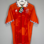 Shop 1996 NETHERLANDS *BNWT* HOME SHIRT (L) LOTTO, classic football shirts, vintage football shirts & retro soccer jerseys at Cult Kits