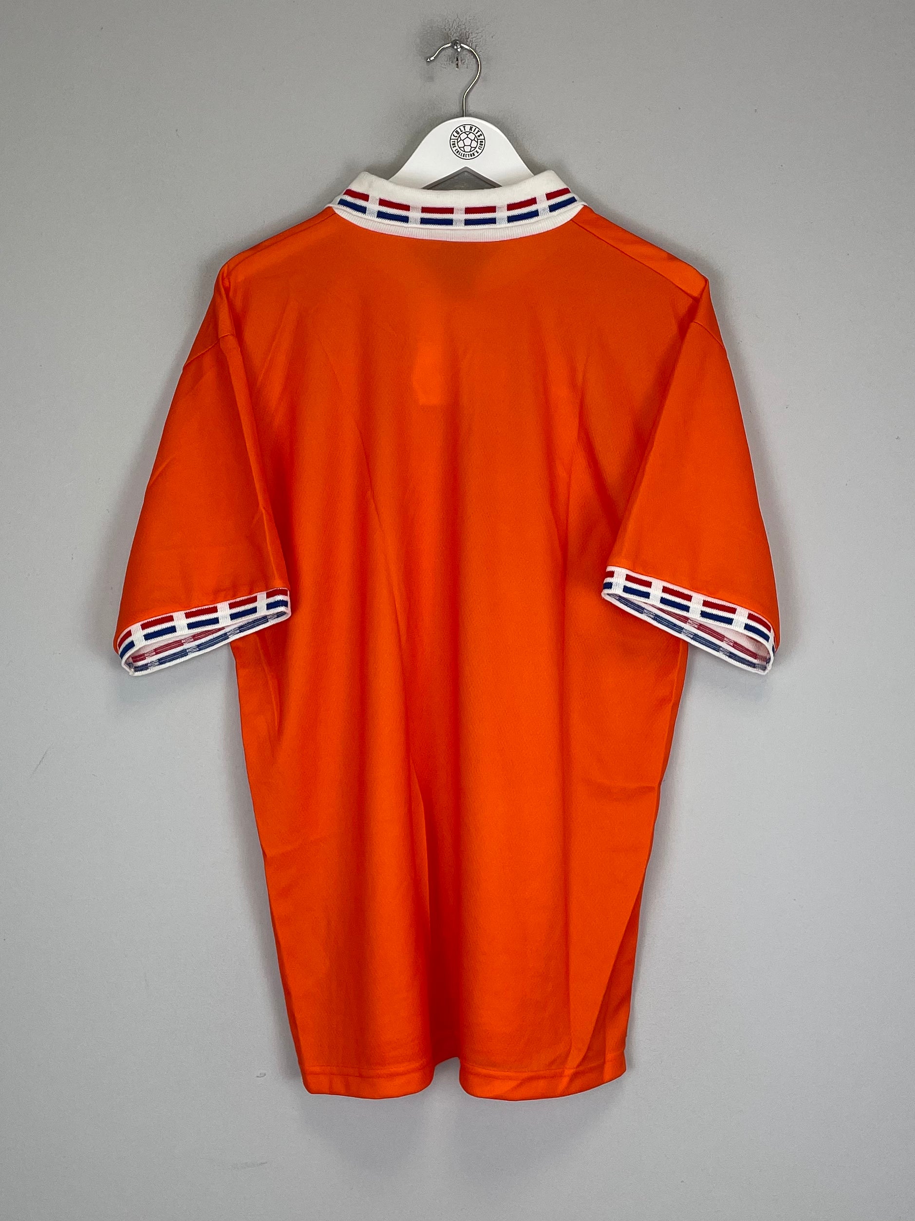 Shop 1996 NETHERLANDS *BNWT* HOME SHIRT (L) LOTTO, classic football shirts, vintage football shirts & retro soccer jerseys at Cult Kits