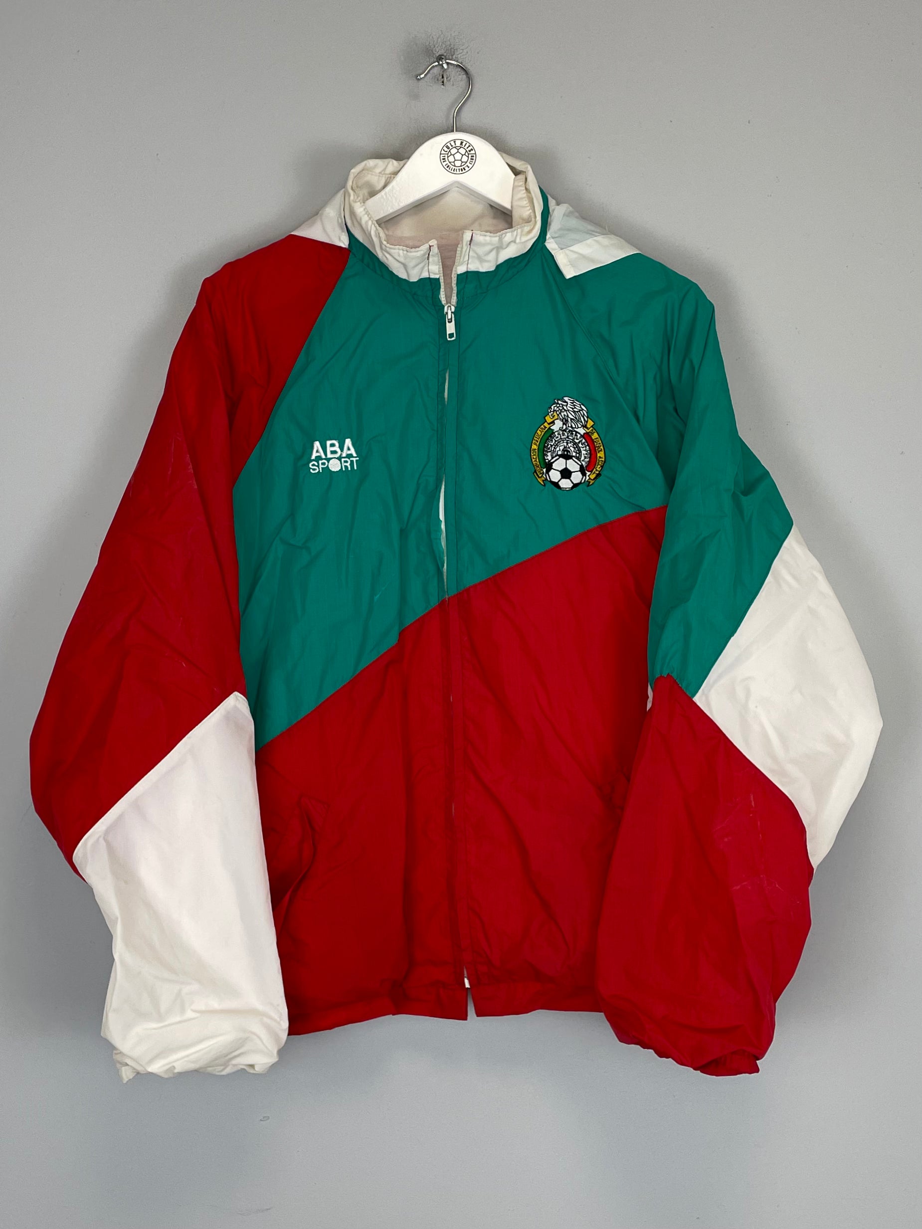 Shop 1997/98 MEXICO TRACK JACKET (M) ABA SPORT, classic football shirts, vintage football shirts & retro soccer jerseys at Cult Kits