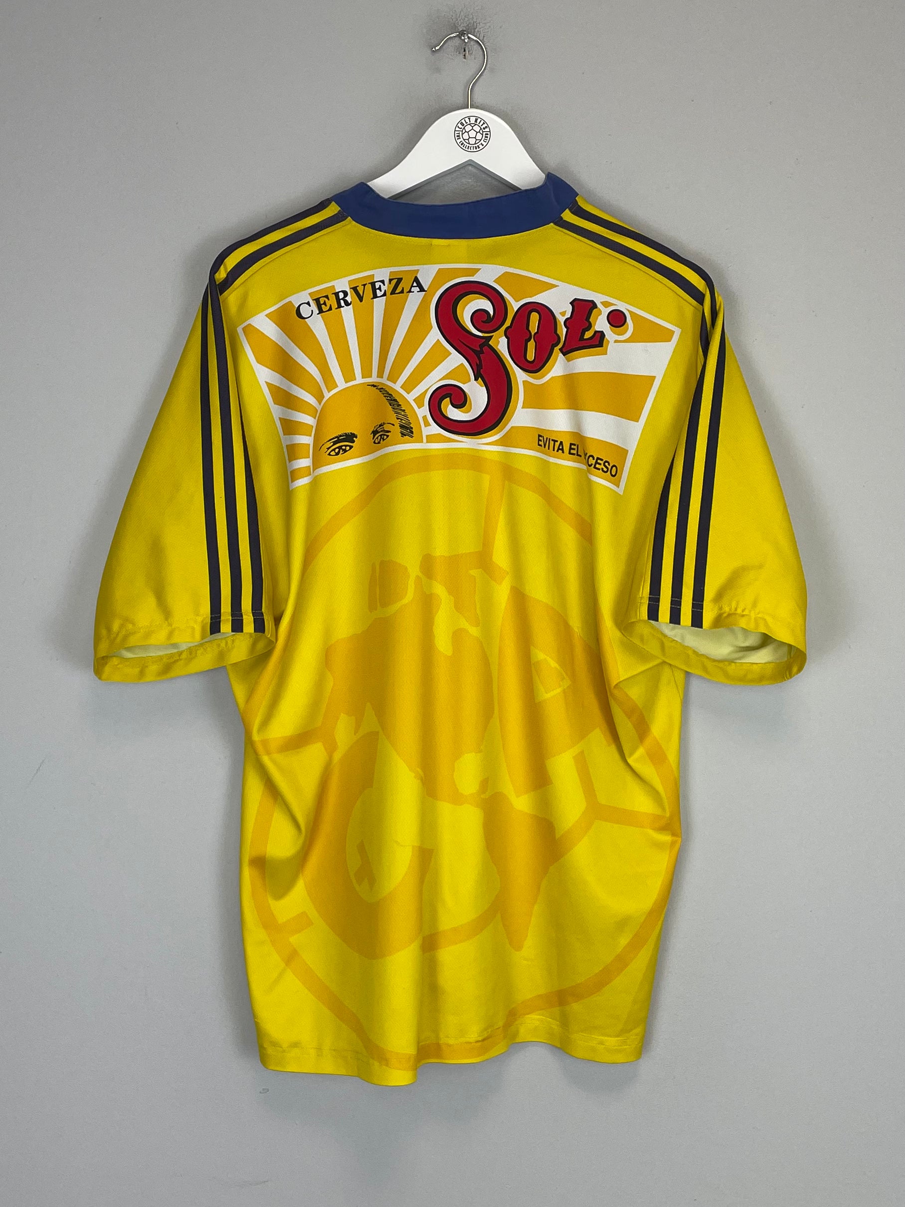 Shop 1999/00 CLUB AMERICA HOME SHIRT (L) ADIDAS, classic football shirts, vintage football shirts & retro soccer jerseys at Cult Kits
