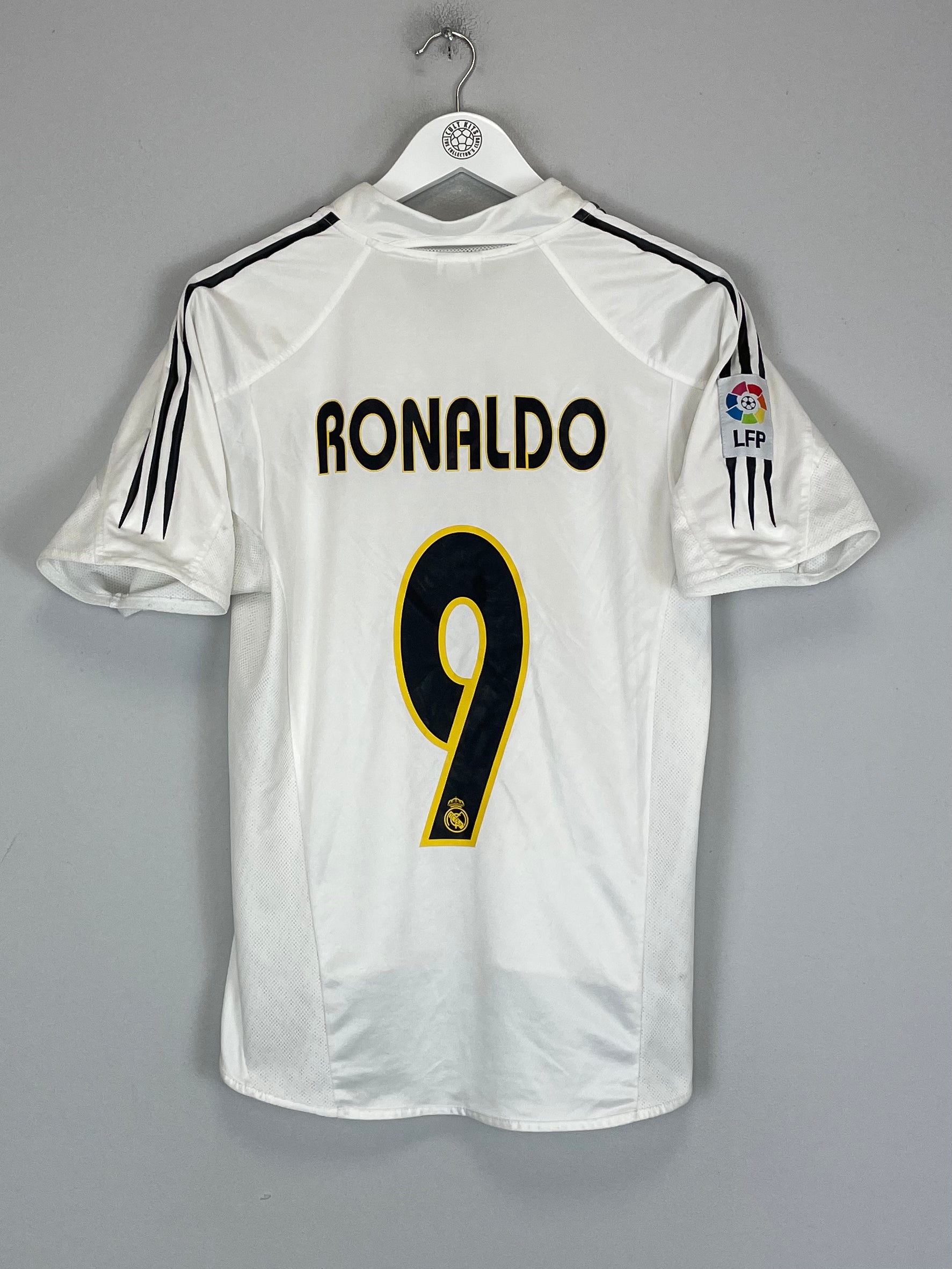 Shop 2003/04 REAL MADRID RONALDO #9 HOME SHIRT (S) ADIDAS, classic football shirts, vintage football shirts & retro soccer jerseys at Cult Kits