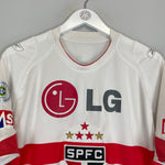 Shop 2007/08 SANTOS LEANDRO #9 HOME SHIRT (L) REEBOK, classic football shirts, vintage football shirts & retro soccer jerseys at Cult Kits
