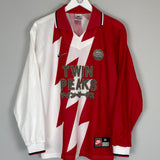 Shop 1995/97 TWIN PEAKS X JAPANESE MOVIE MASHUP SHIRT (M) NIKE, classic football shirts, vintage football shirts & retro soccer jerseys at Cult Kits