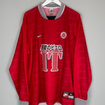 Shop 1997/98 IT X JAPANESE MOVIE MASHUP SHIRT (XL) NIKE, classic football shirts, vintage football shirts & retro soccer jerseys at Cult Kits