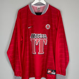 Shop 1997/98 IT X JAPANESE MOVIE MASHUP SHIRT (XL) NIKE, classic football shirts, vintage football shirts & retro soccer jerseys at Cult Kits