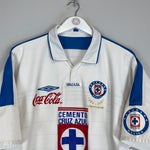 Shop 2003/04 CRUZ AZUL DELGADO #16 AWAY SHIRT (L) UMBRO, classic football shirts, vintage football shirts & retro soccer jerseys at Cult Kits