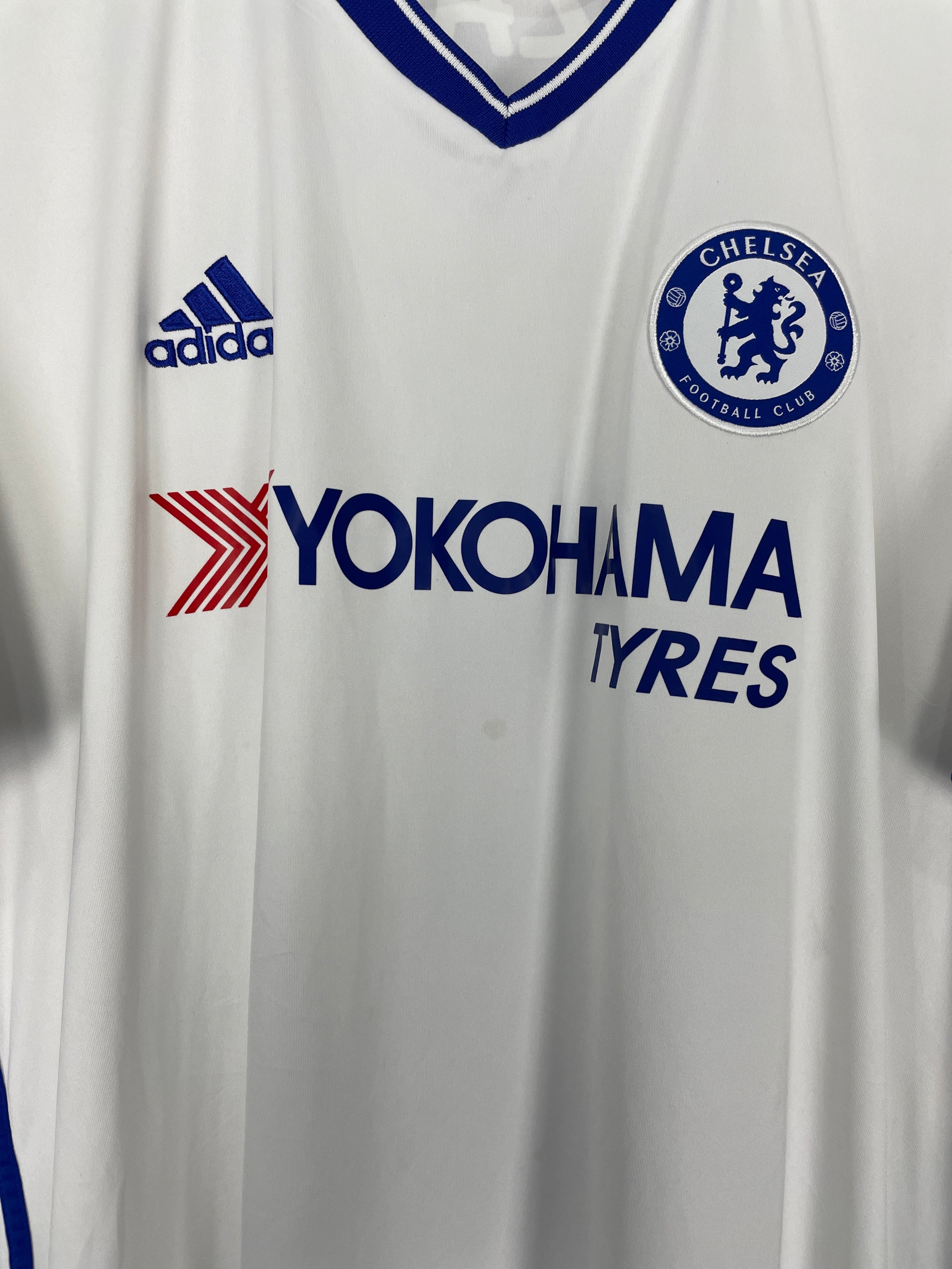 Shop 2016/17 CHELSEA HAZARD #10 AWAY SHIRT (XXL) ADIDAS, classic football shirts, vintage football shirts & retro soccer jerseys at Cult Kits