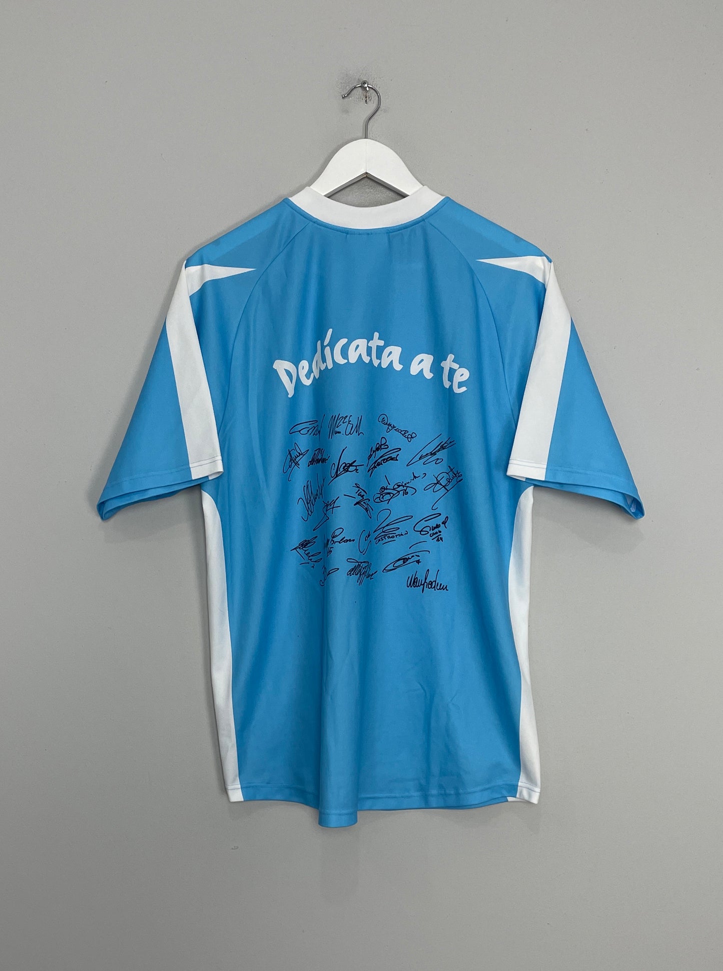 2003/04 LAZIO HOME SHIRT *SIGNED* (M) PUMA