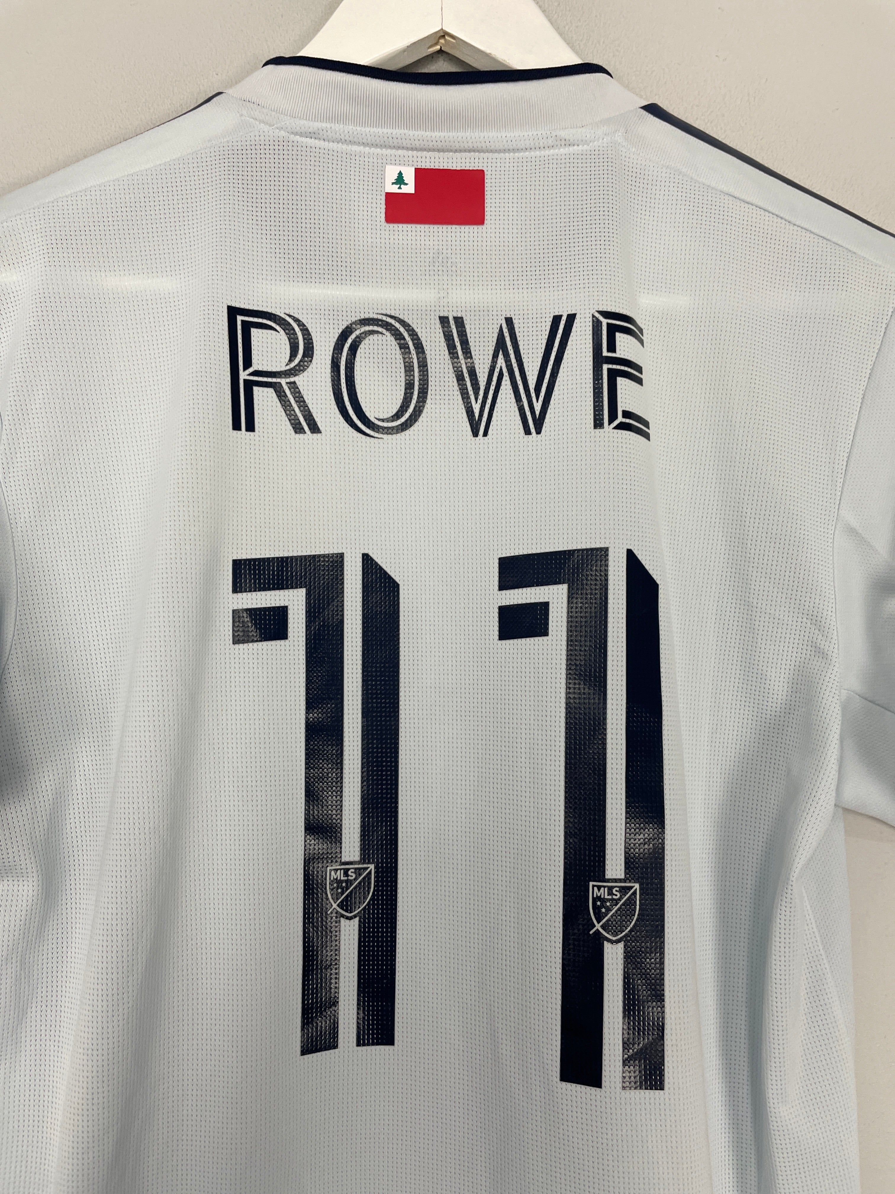 Shop 2019/20 NEW ENGLAND REVOLUTION ROWE #11 AUTHENTIC AWAY SHIRT (S) ADIDAS, classic football shirts, vintage football shirts & retro soccer jerseys at Cult Kits