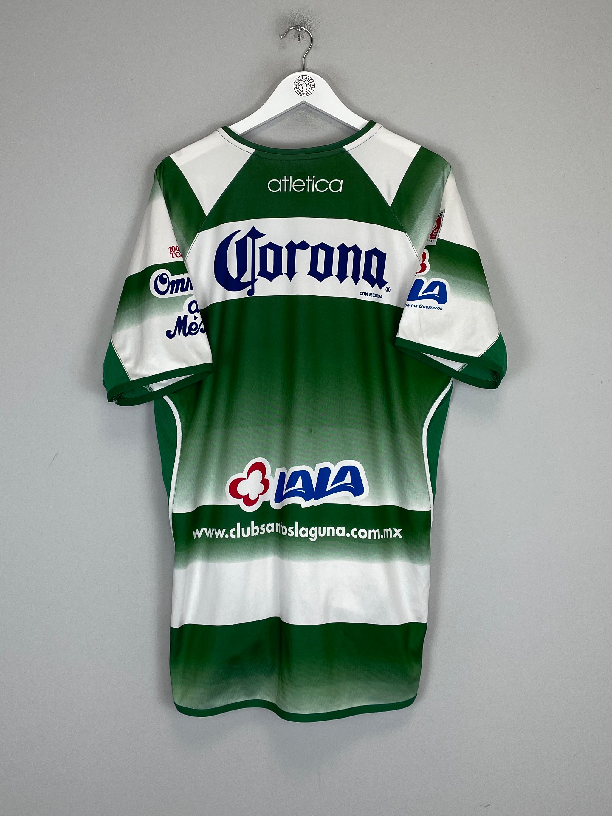 Shop 2007/08 SANTOS LAGUNA HOME SHIRT (XL) ATLETICA, classic football shirts, vintage football shirts & retro soccer jerseys at Cult Kits