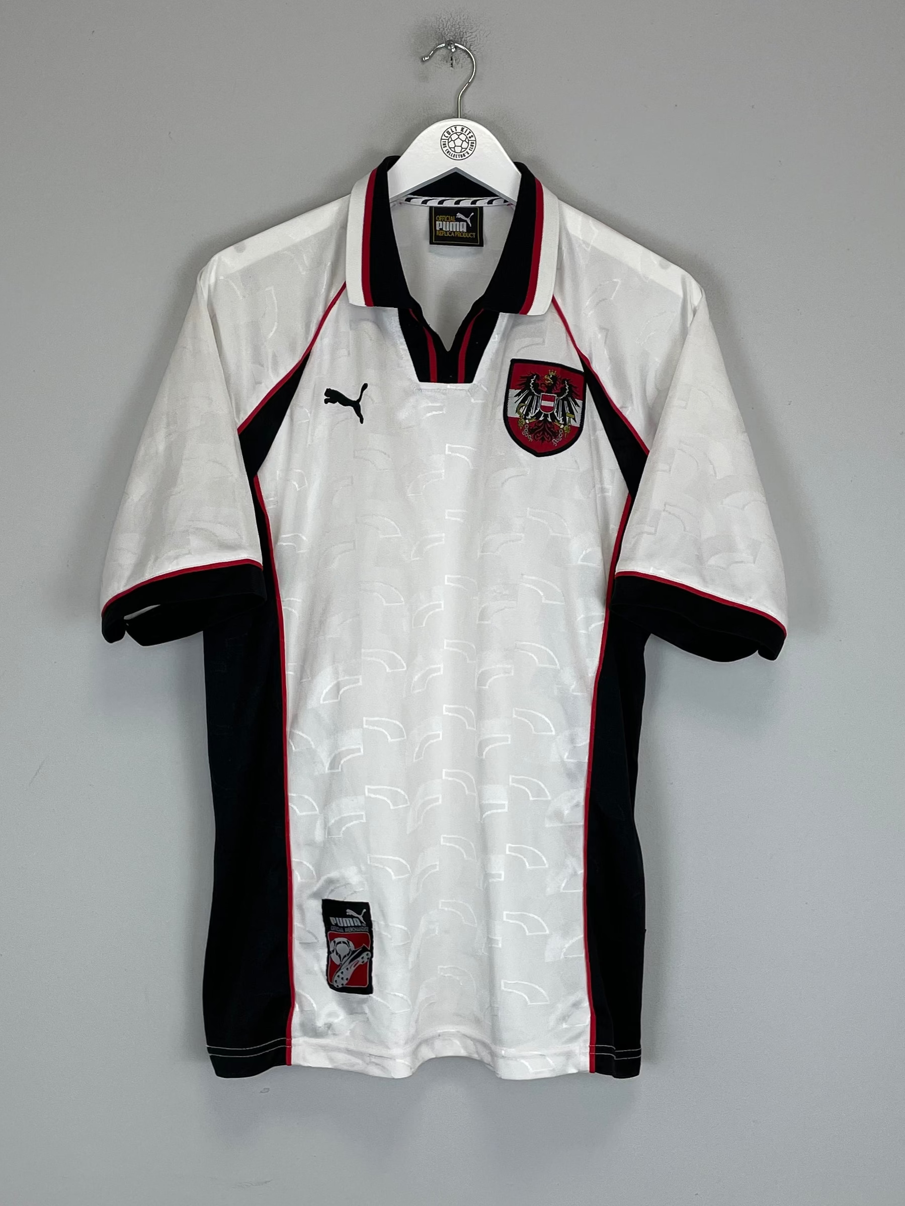 Shop 1998 AUSTRIA HOME SHIRT (M) PUMA, classic football shirts, vintage football shirts & retro soccer jerseys at Cult Kits