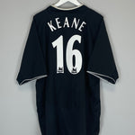 Shop 2003/05 MANCHESTER UNITED KEANE #16 AWAY SHIRT (XXL) NIKE, classic football shirts, vintage football shirts & retro soccer jerseys at Cult Kits