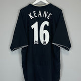 Shop 2003/05 MANCHESTER UNITED KEANE #16 AWAY SHIRT (XXL) NIKE, classic football shirts, vintage football shirts & retro soccer jerseys at Cult Kits