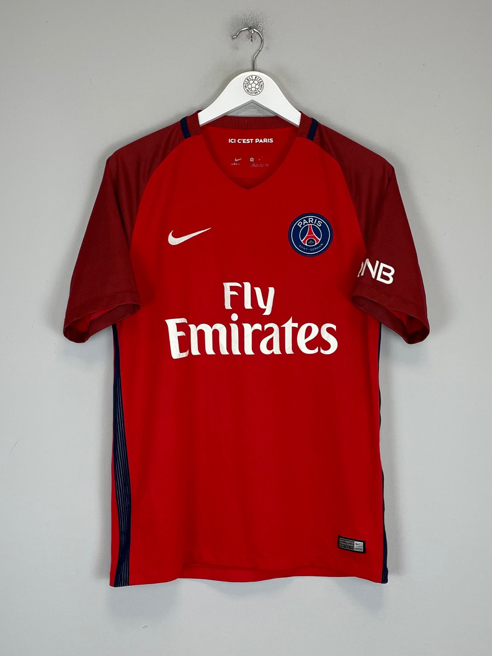 Shop 2016/17 PSG AWAY SHIRT (M) NIKE, classic football shirts, vintage football shirts & retro soccer jerseys at Cult Kits