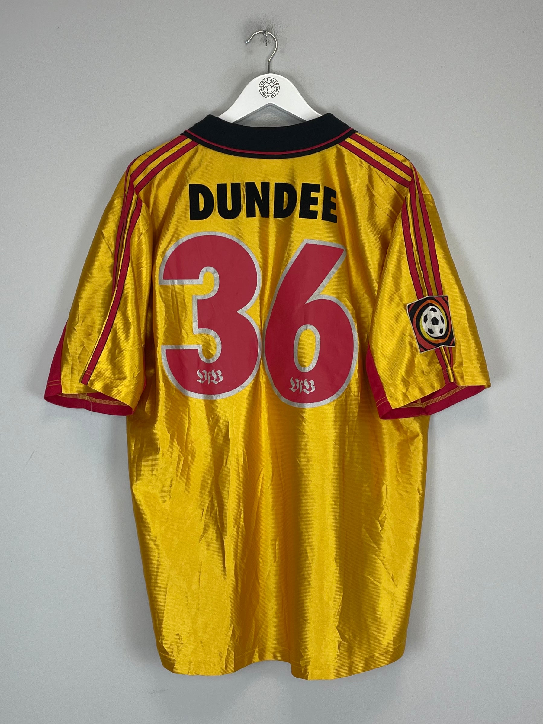 Shop 2000/01 STUTTGART DUNDEE #36 AWAY SHIRT (XL) ADIDAS, classic football shirts, vintage football shirts & retro soccer jerseys at Cult Kits