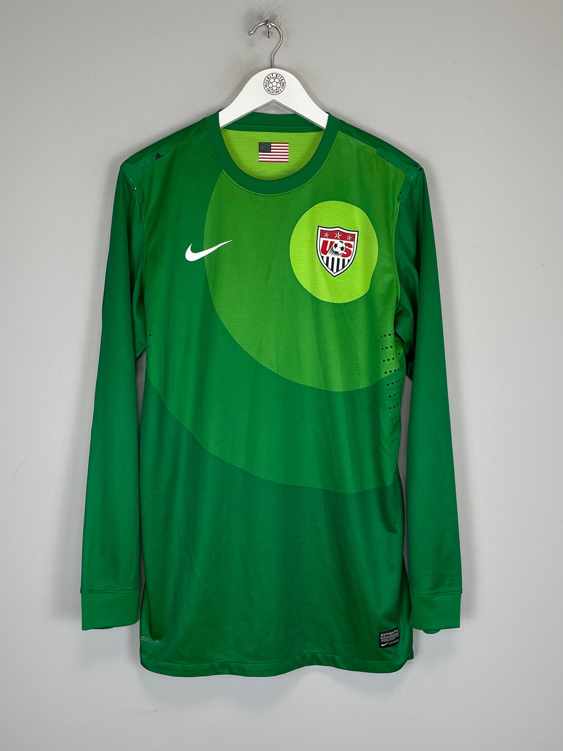 Shop 2012/13 USA *PLAYER ISSUE* GK SHIRT (L) NIKE, classic football shirts, vintage football shirts & retro soccer jerseys at Cult Kits