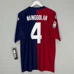 Shop 2011/12 CAGLIARI NAINGGOLAN #4 *BNWT* HOME SHIRT (XL) KAPPA, classic football shirts, vintage football shirts & retro soccer jerseys at Cult Kits