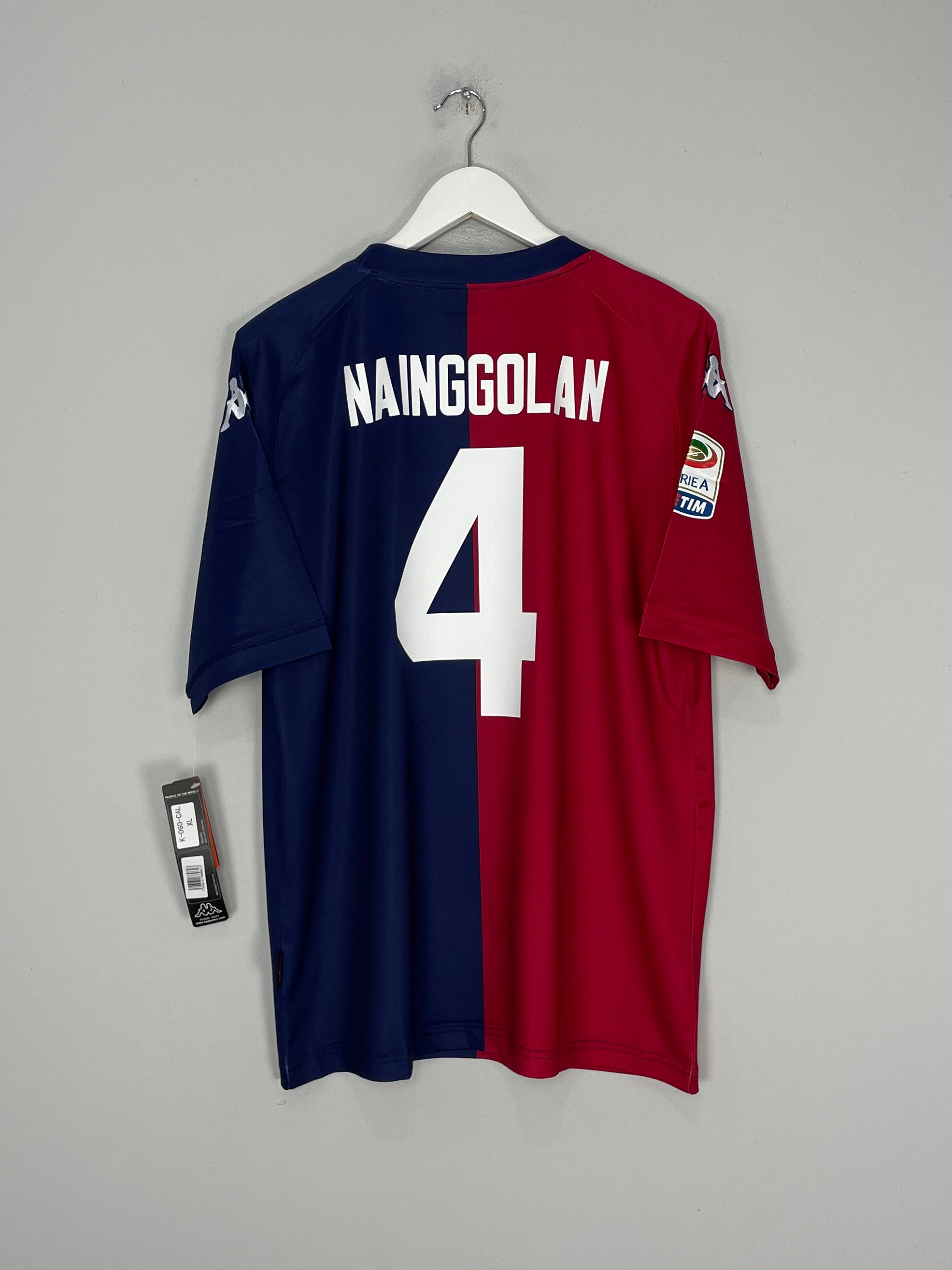 Shop 2011/12 CAGLIARI NAINGGOLAN #4 *BNWT* HOME SHIRT (XL) KAPPA, classic football shirts, vintage football shirts & retro soccer jerseys at Cult Kits