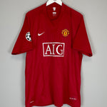 Shop 2007/09 MANCHESTER UNITED RONALDO #7 C/L HOME SHIRT (XXL) NIKE, classic football shirts, vintage football shirts & retro soccer jerseys at Cult Kits