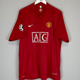 Shop 2007/09 MANCHESTER UNITED RONALDO #7 C/L HOME SHIRT (XXL) NIKE, classic football shirts, vintage football shirts & retro soccer jerseys at Cult Kits