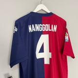 Shop 2011/12 CAGLIARI NAINGGOLAN #4 *BNWT* HOME SHIRT (XL) KAPPA, classic football shirts, vintage football shirts & retro soccer jerseys at Cult Kits