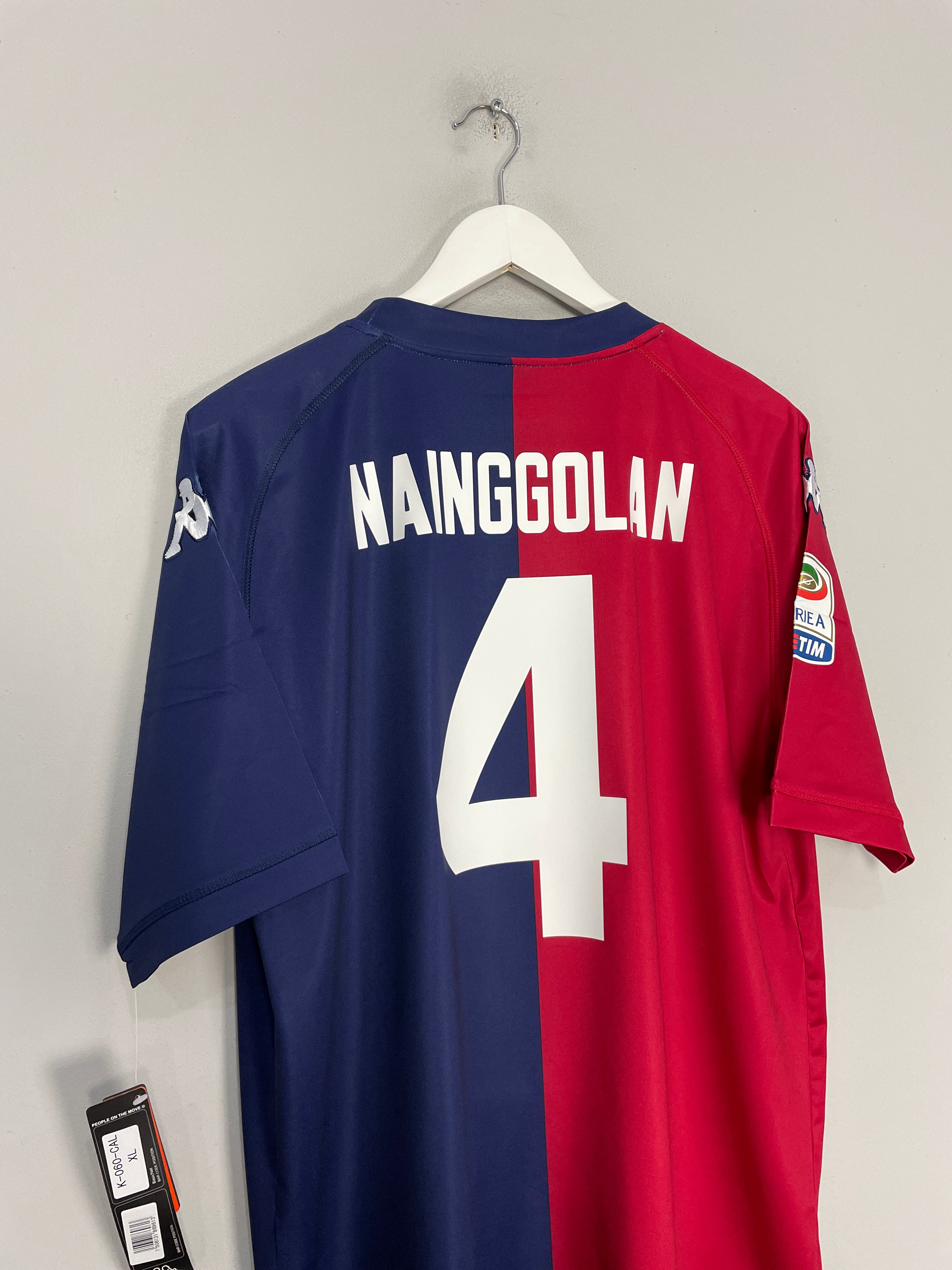Shop 2011/12 CAGLIARI NAINGGOLAN #4 *BNWT* HOME SHIRT (XL) KAPPA, classic football shirts, vintage football shirts & retro soccer jerseys at Cult Kits