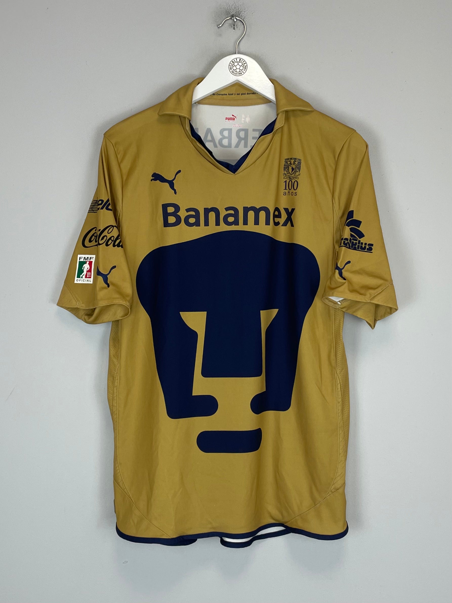 Shop 2010/11 UNAM PUMAS *CENTENARY* THIRD SHIRT (L) PUMA, classic football shirts, vintage football shirts & retro soccer jerseys at Cult Kits