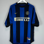 Shop 1999/00 INTER MILAN RONALDO #9 HOME SHIRT (M) NIKE, classic football shirts, vintage football shirts & retro soccer jerseys at Cult Kits