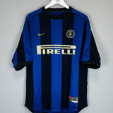Shop 1999/00 INTER MILAN RONALDO #9 HOME SHIRT (M) NIKE, classic football shirts, vintage football shirts & retro soccer jerseys at Cult Kits